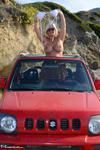 NudeChrissy Jeep Cruising