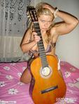 LusciousModels Curvy Meile, playing with her guitar - part 2