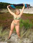 LusciousModels Curvy Meile flashing boobs in the dunes - part 2
