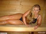 LusciousModels Curvy blonde Meile in the sauna - part 1