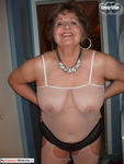 BustyBlissDiaries Auntie Blisss Big Tits In White Mesh