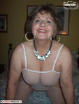 BustyBlissDiaries Auntie Blisss Big Tits In White Mesh