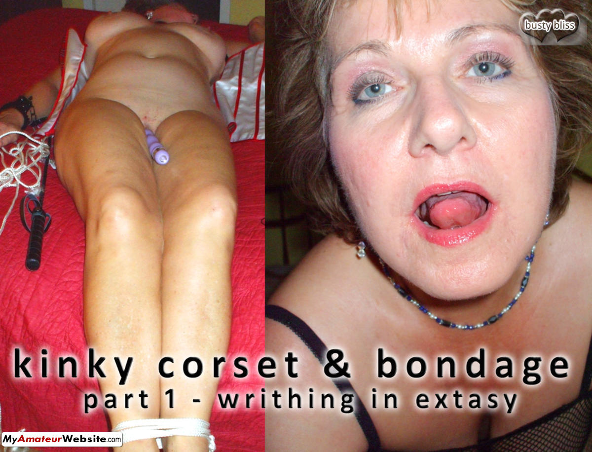 BustyBlissDiaries - Kinky Corset Bondage Pt1 Writhing In Extasy