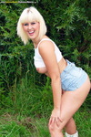 LusciousModels Britt Angel stripping outdoors 1-5