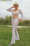 LusciousModels Britt Ange stripping outdoors 1-6