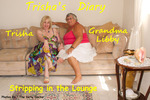 TrishasDiary Stripping in the Lounge