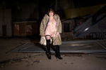 TrishasDiary Fur Coat Flashing