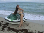 DeniseDavies Getting my tits out on the beach
