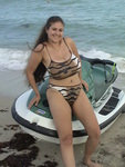 DeniseDavies Getting my tits out on the beach
