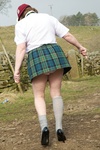 TrishasDiary Schoolgirl Trisha - Upskirt