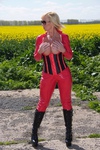 Melody Red Catsuit Pt1