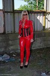 Melody PVC Cat Suit & Whip