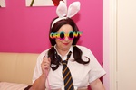 TrishasDiary Easter Schoolgirl