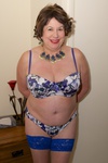 AuntieTrisha Blue Floral Underwear
