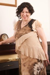 AuntieTrisha Stripping in the Lounge