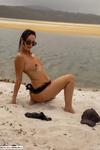 Roxeanne More naughty pussy play on the beach
