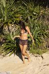 Roxeanne ultra see thru skirt with see thru bikini top 
