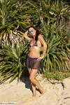 Roxeanne ultra see thru skirt with see thru bikini top 