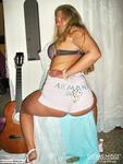 LusciousModels Curvy Meile, playing with her guitar - part 1