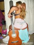 LusciousModels Curvy Meile, playing with her guitar - part 1