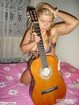 LusciousModels Curvy Meile, playing with her guitar - part 2