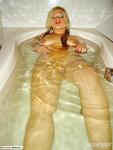 LusciousModels Curvy Meile, bare tits and ass in the bathtub