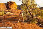 Roxeanne naughtier in central Australia