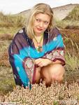 LusciousModels Curvy Meile flashing boobs in the dunes - part 2