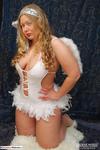 LusciousModels Curvy Meile white angel wings - part 1