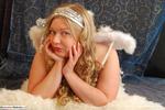 LusciousModels Curvy Meile white angel wings - part 1