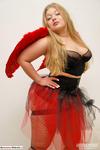 LusciousModels Curvy blonde Meile with red wings - part 1