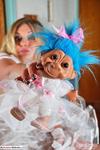 LusciousModels Curvy Meile in white dress - part 1