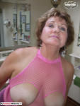 BustyBlissDiaries Pink Cupless Net At Home