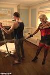 DevineDoms Mistress whips his arse