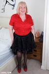 TrishasDiary Red Blouse Strip