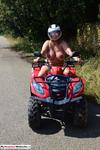 NudeChrissy Naked Quad Biking