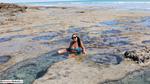 Roxeanne Blue rockpools, blue cossie