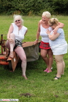 LexieCummings Three Tarts Flashing In A Field