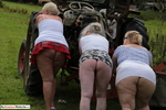 LexieCummings Three Tarts Flashing In A Field