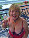 BustyBlissDiaries Busty Granny Big Boobs Seaside