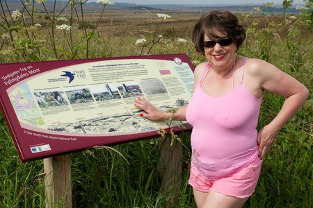 AuntieTrisha - Stripping on Fylingdales Moor Gallery