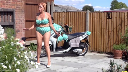 CurvyClaire - Retro Polka Dots Pt1 HD Video