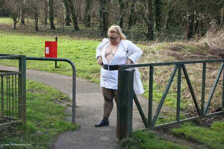 LexieCummings - Nurse Lexie Flashes In The Park Gallery
