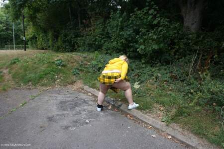 Flashing Outside  Removing My Stockings