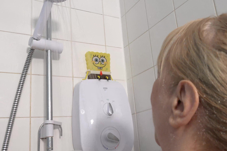 A Sponge in the Shower