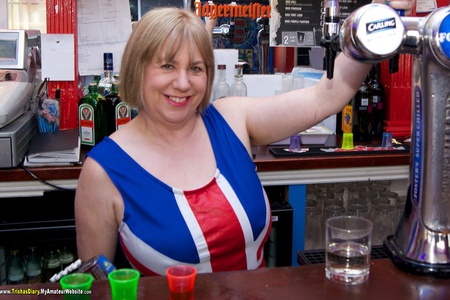 TrishasDiary - Trisha at the Bar